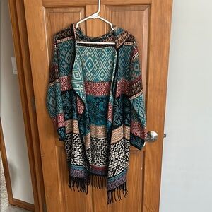 Multicolor Patterned Women's Jacket